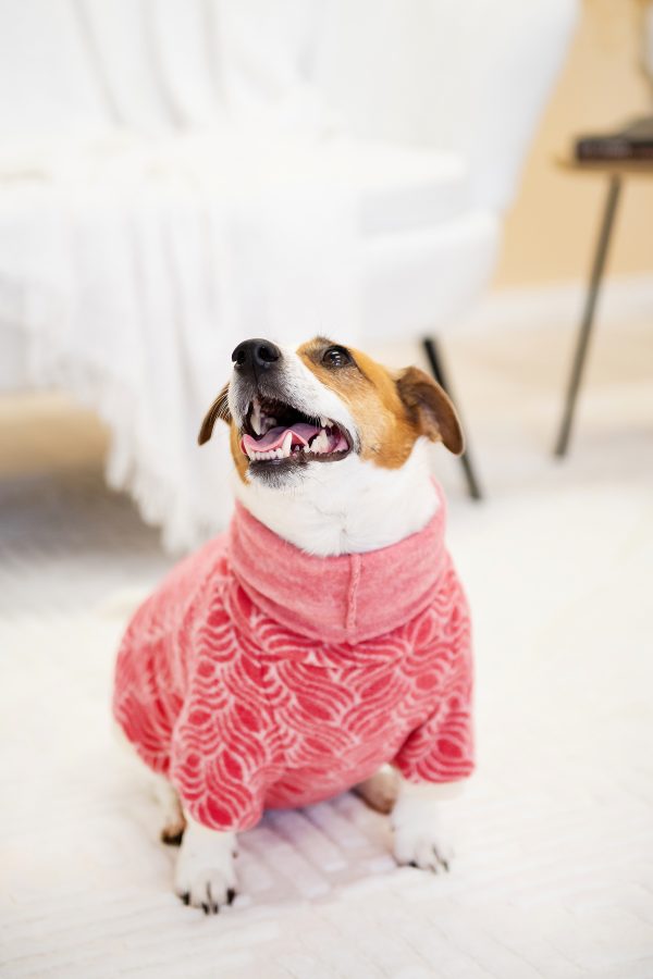 Luxury Pullover with sleeves "Rita" Berry Red - Image 9