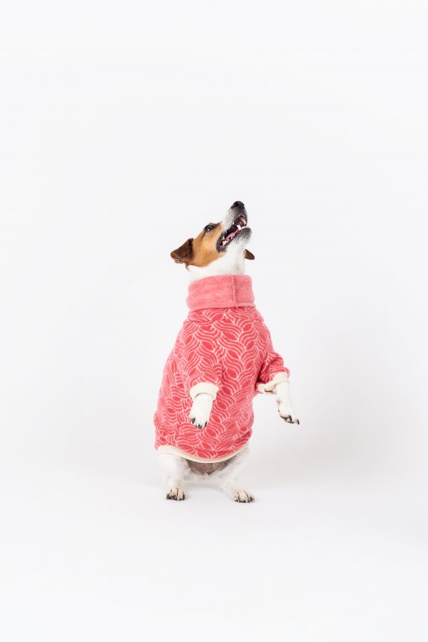 Luxury Pullover with sleeves "Rita" Berry Red - Image 6