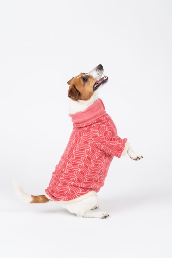 Luxury Pullover with sleeves "Rita" Berry Red - Image 2