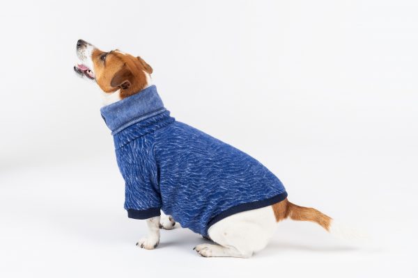Luxury Pullover with sleeves "Rita" Blue Waves - Image 6