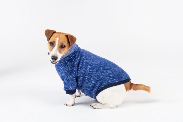 Luxury Pullover with sleeves "Rita" Blue Waves