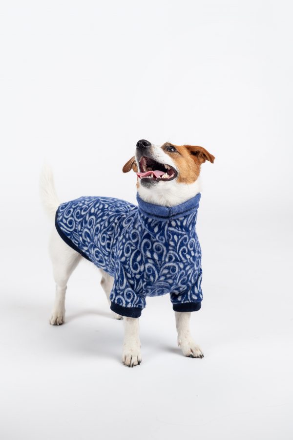 Luxury Pullover with sleeves "Rita" Royal Blue - Image 5