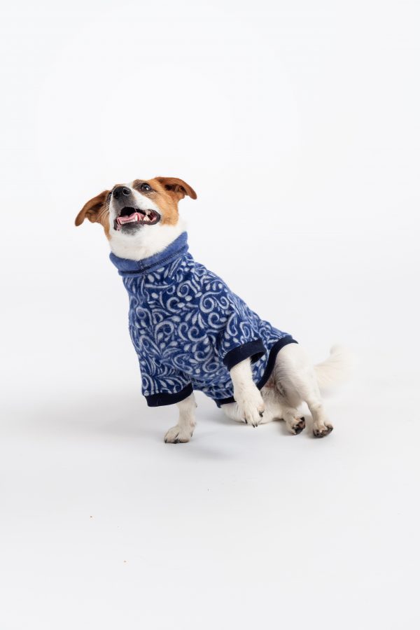 Luxury Pullover with sleeves "Rita" Royal Blue - Image 4