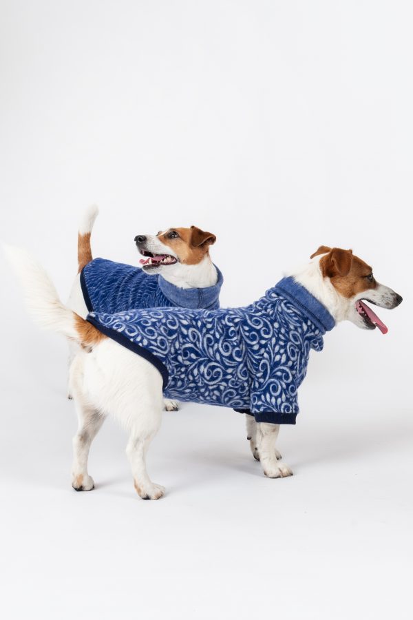 Luxury Pullover with sleeves "Rita" Royal Blue - Image 3