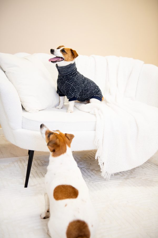 Luxury Pullover with sleeves "Rita" Navy Blue - Image 2