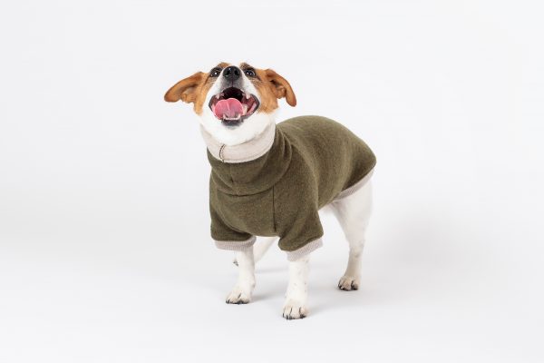 Luxury Pullover with sleeves "Rita" Moss Green - Image 5