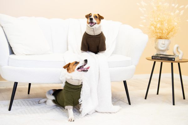Luxury Pullover with sleeves "Rita" Tobacco Brown - Image 9