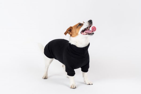 Luxury Pullover with sleeves "Rita" Black - Image 3