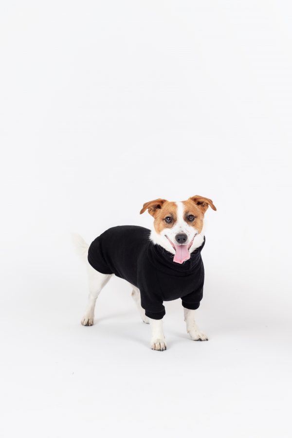 Luxury Pullover with sleeves "Rita" Black