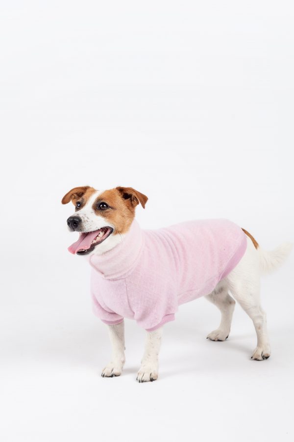 Luxury Pullover with sleeves "Rita" Pink - Image 3