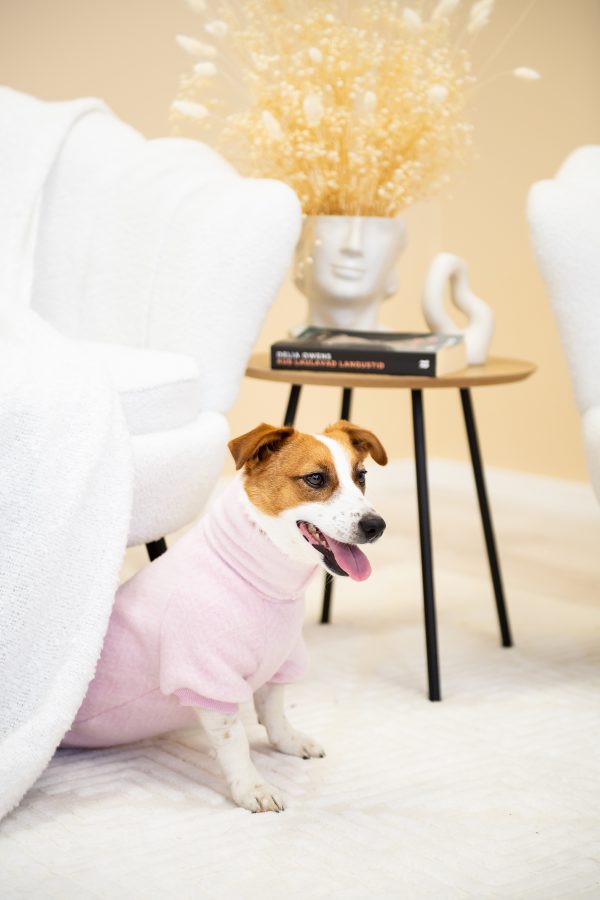 Luxury Pullover with sleeves "Rita" Pink - Image 5
